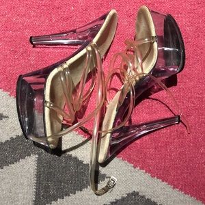 Clear Translucent Heels